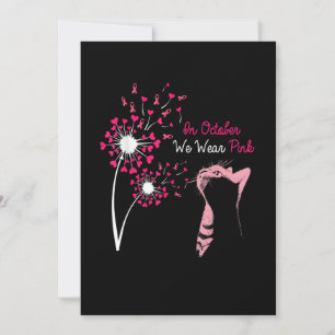 Save The Date En Octobre Nous Portons Chat Rose Halloween Guerri