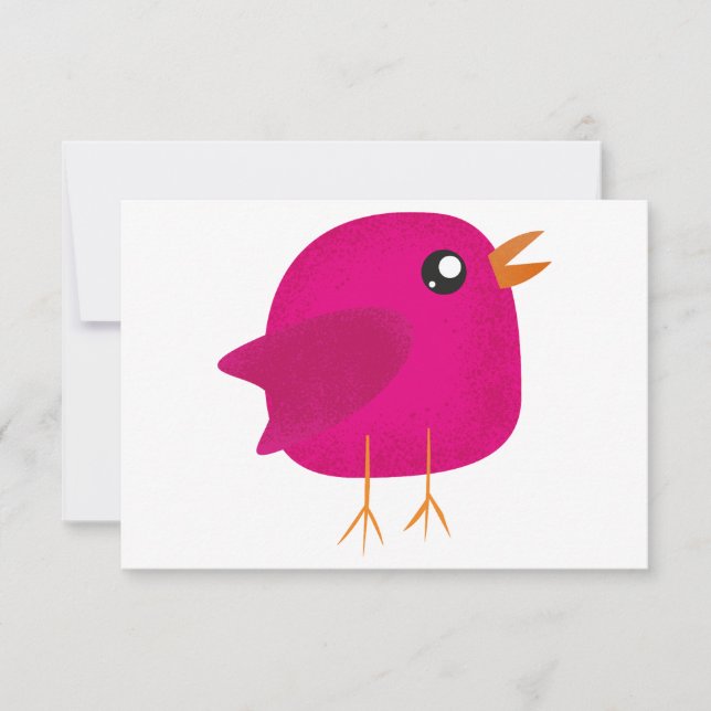 Save The Date Enfants mignonette birdy (Devant)