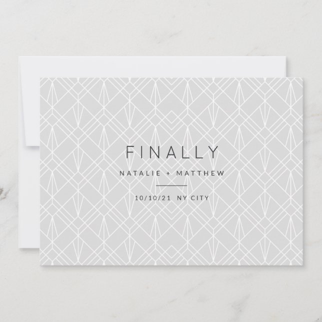 Save The Date Enfin, enregistrez l'annonce de date (Devant)