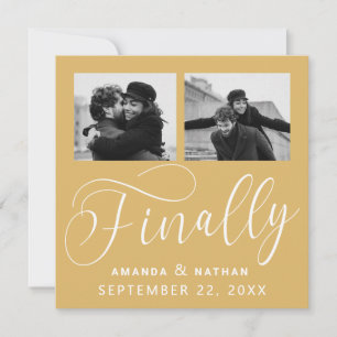 Save The Date Enfin Minimaliste Mariage 2 Photo Enregistrez la D
