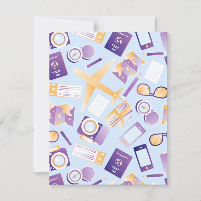 Save The Date Enfin vacances et voyage en été à nouveau (Devant)