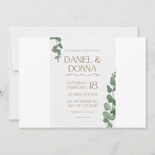 Save The Date Enregistrer la date (Devant)