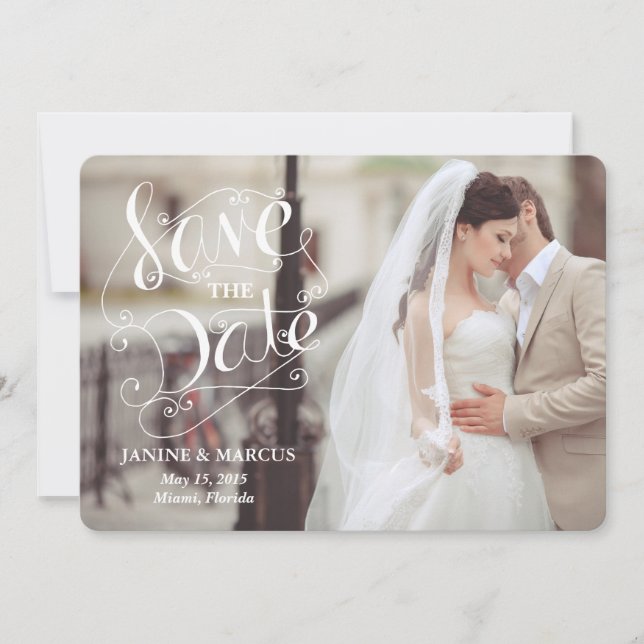 Save The Date enregistrer la date (Devant)