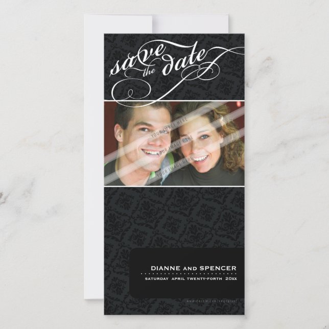 Save The Date ENREGISTRER LA DATE ANNONCE :: texte fantaisie 7 (Devant)