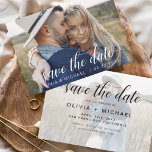 Save The Date Enregistrer la date Blanc manuscrite Coeurs photo<br><div class="desc">Mariage écrit à la main Enregistrer les cartes de dates qui ont une photo sur le devant et le dos. Les cartes Save the Date Fall, Automne, Hiver, Printemps ou Été contiennent une typographie manuscrite moderne avec des caractères cursifs, qui sont élégants, simples et modernes à utiliser après que vous...</div>