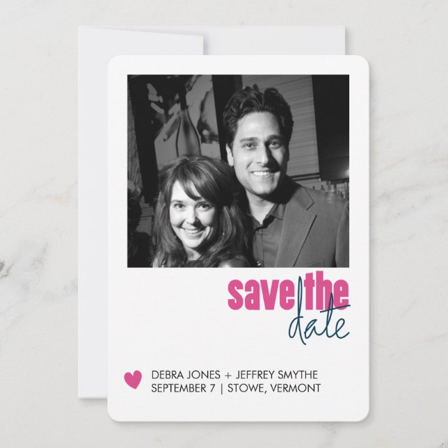 Save The Date Enregistrer la date d'arrivée (Devant)