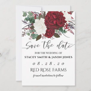 SAVE THE DATE ENREGISTRER LA DATE DE MARIAGE FLORAL CI-DESSOUS