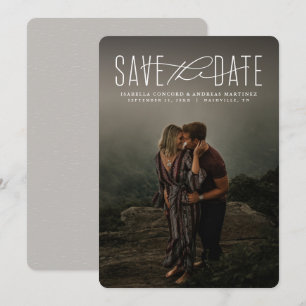 Save The Date Enregistrer la date de type moderne annonce photo