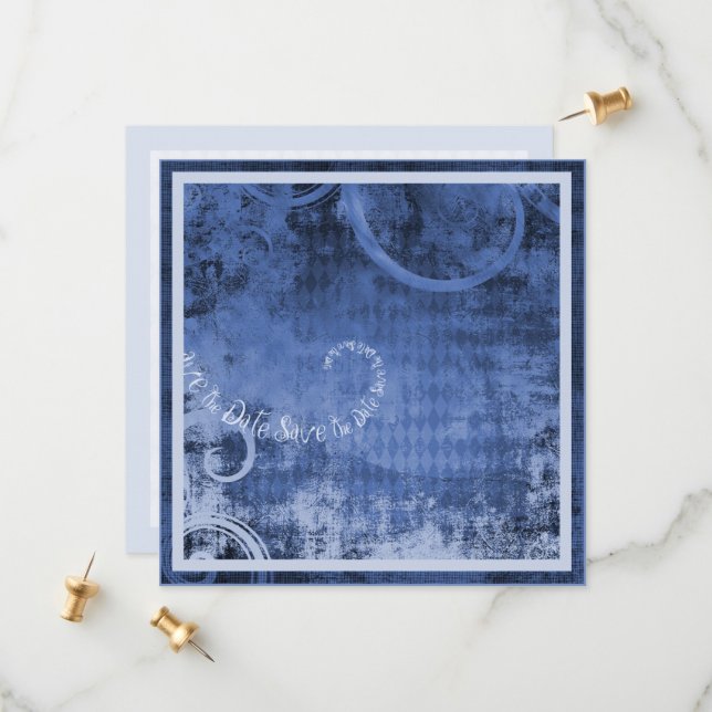 Save The Date Enregistrer la date d'exécution (Devant/Arrière en situation)