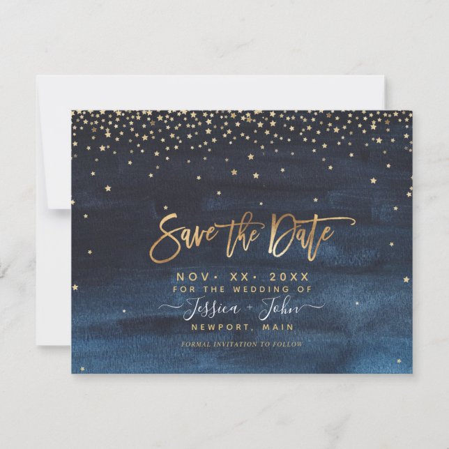 Save The Date Enregistrer la date, écrite dans les étoiles (Devant)