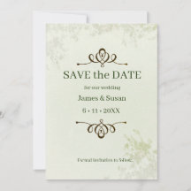 Enregistrer La Date Formal Flat Enregistrer La Car
