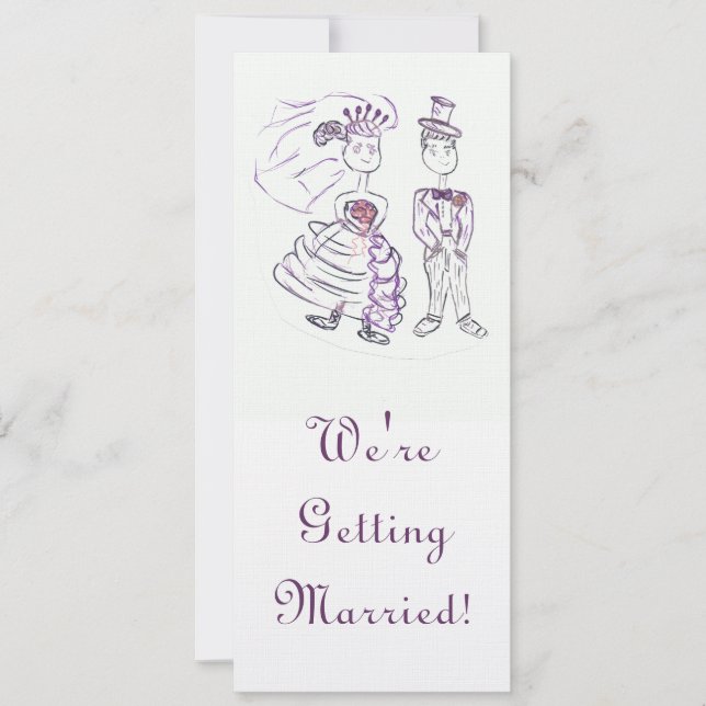 Save The Date Enregistrer la date/le Mariage (Devant)