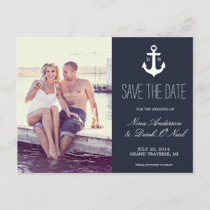 Save The Date Enregistrer La Date Nautique MARIAGE