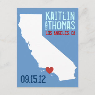 Save The Date Enregistrer la date - Personnalisable - Californie