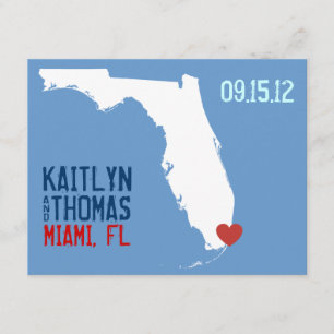 Save The Date Enregistrer la date - Personnalisable - Floride