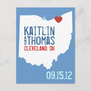 Save The Date Enregistrer la date - Personnalisable - Ohio