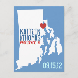 Save The Date Enregistrer la date - Personnalisable - Rhode Isla