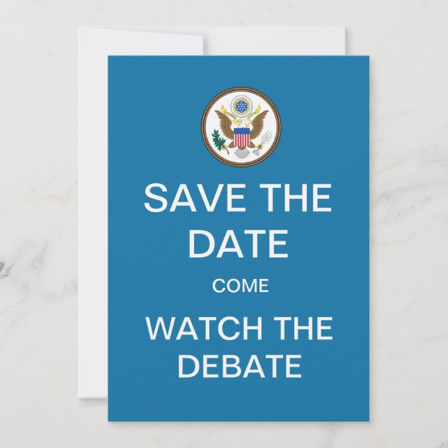 Save The Date Enregistrer La Date Regarder L'Invitation Du Débat (Devant)