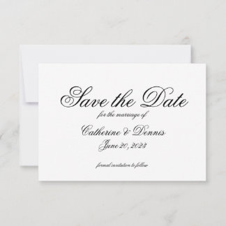 Save The Date Enregistrer la date Script simple - Libellé Décont