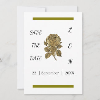 Save The Date enregistrer la date simple personnalisé