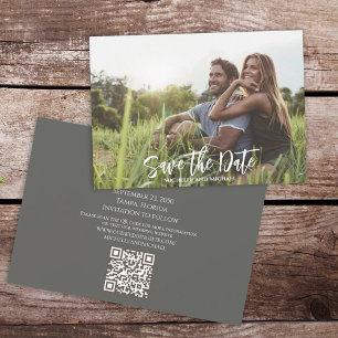 Save The Date Enregistrer la photo du Mariage de script de date