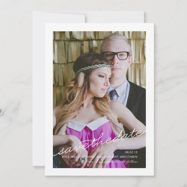 Save The Date Enregistrer l'annonce de date (Devant)