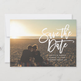 Save The Date Enregistrer le script Date, horizontal, paysage