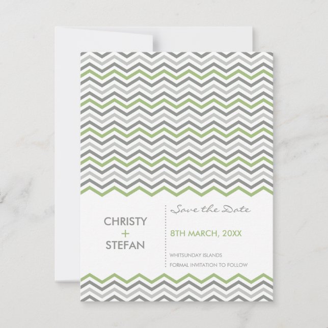 Save The Date ENREGISTRER LES ANNONCES DE DATE :: chevron1 4 (Devant)