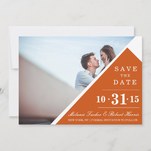 Save The Date Enregistrer les dates géométriques | MARIAGE (Devant)
