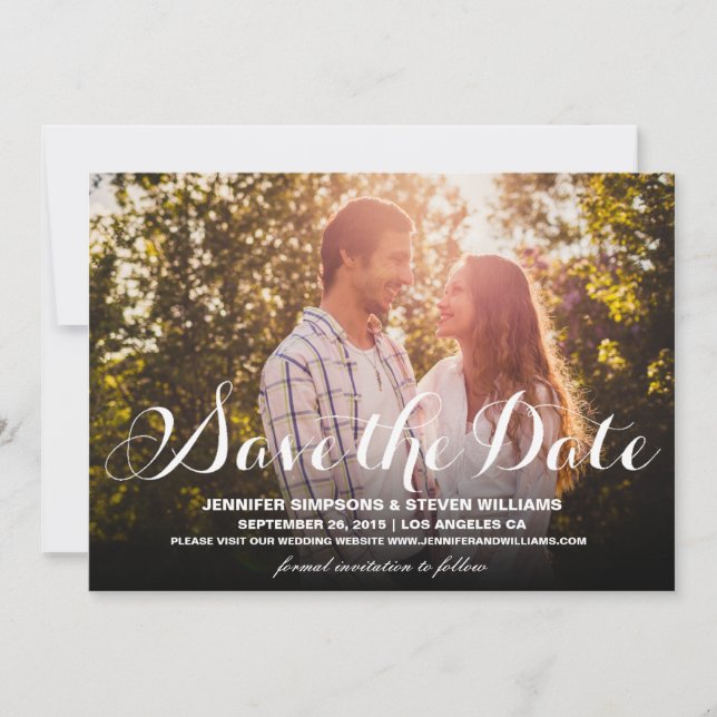 SAVE THE DATE ENREGISTRER NOTRE DATE | ENREGISTRER LA DATE D'ANN (Devant)