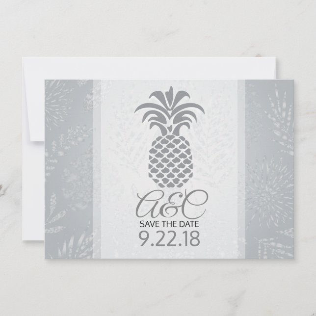 Save The Date Enregistrez la Date  Ananas (Devant)