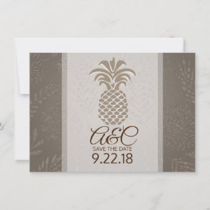 Save The Date Enregistrez la Date Ananas