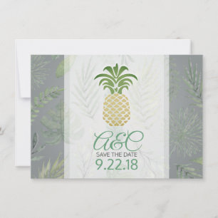 Save The Date Enregistrez la date Thème de l'ananas