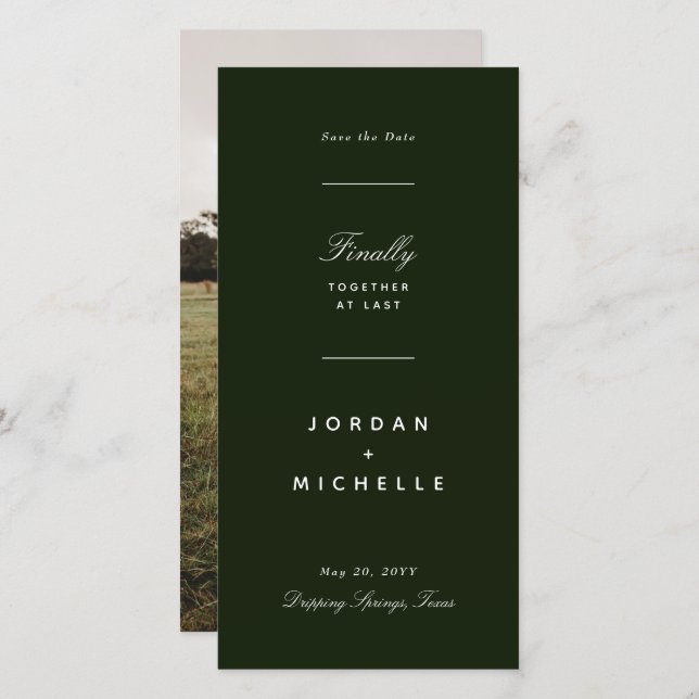 Save The Date Ensemble (Devant / Derrière)