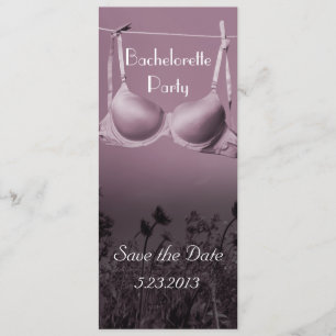 Save The Date Enterrement de vie de jeune fille