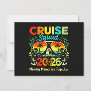 Save The Date Équipe de croisière Vacances d'été 2026
