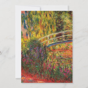 Save The Date Étang de nénuphars et iris aquatiques de Monet