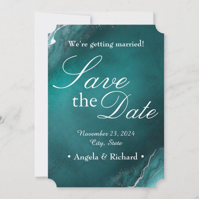 Save The Date Eternal Elegance : Enregistrer la date (Devant)