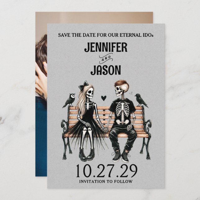 Save The Date Eternal Love Enregistrer la date (Devant / Derrière)