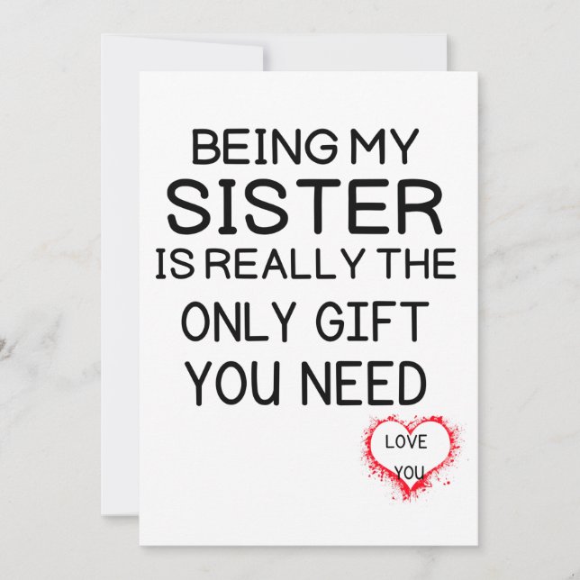 Save The Date Être Ma Soeur Est Vraiment Le Seul Don Dont Vous A (Devant)