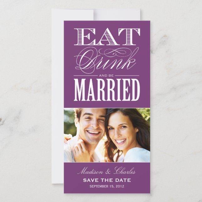 SAVE THE DATE & ÊTRE MARIÉ | ANNONCE DE SAUVEGARDE DE DATE (Devant)