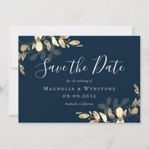 Save The Date Eucalyptus Aquarelle Mariage Enregistrer La Date