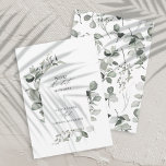 Save The Date Eucalyptus botanique élégant moderne simple mariag<br><div class="desc">Eucalyptus botanique élégant moderne simple mariage</div>