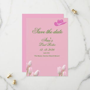 Save The Date Événement de dernière chance pour l'enterrement de