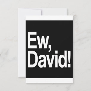 Save The Date Ew David