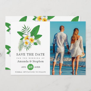 Save The Date Exotic Tropical Beach Mariage photo