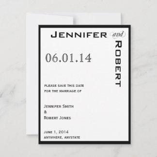 Save The Date Fabulous Font Modern Enregistrer la date