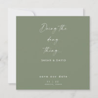 Faire le Dang Thing Sage Enregistrer la date