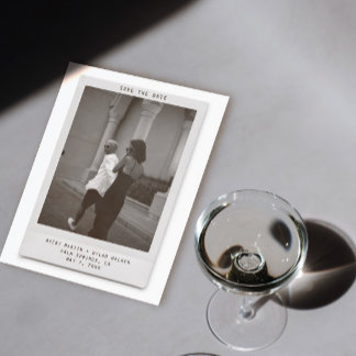 Save The Date Faire part de date de mariage minimaliste moderne
