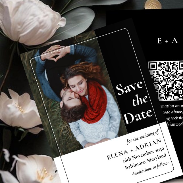 Save The Date Faire part de date de mariage moderne et lunatique (Créateur téléchargé)